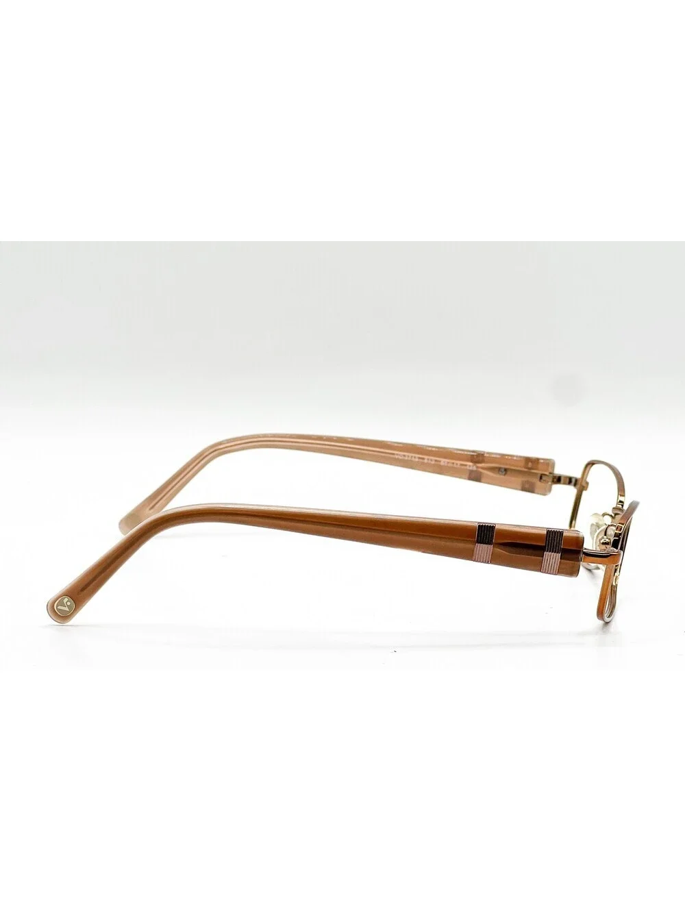 Vogue VO 3713 813 Gold Rectangle Authentic Eyeglass Frames 51-17